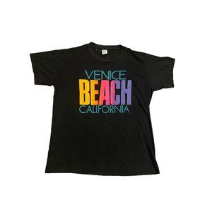 Vintage Rare 90s Venice Beach California T Shirt location XL Novelty